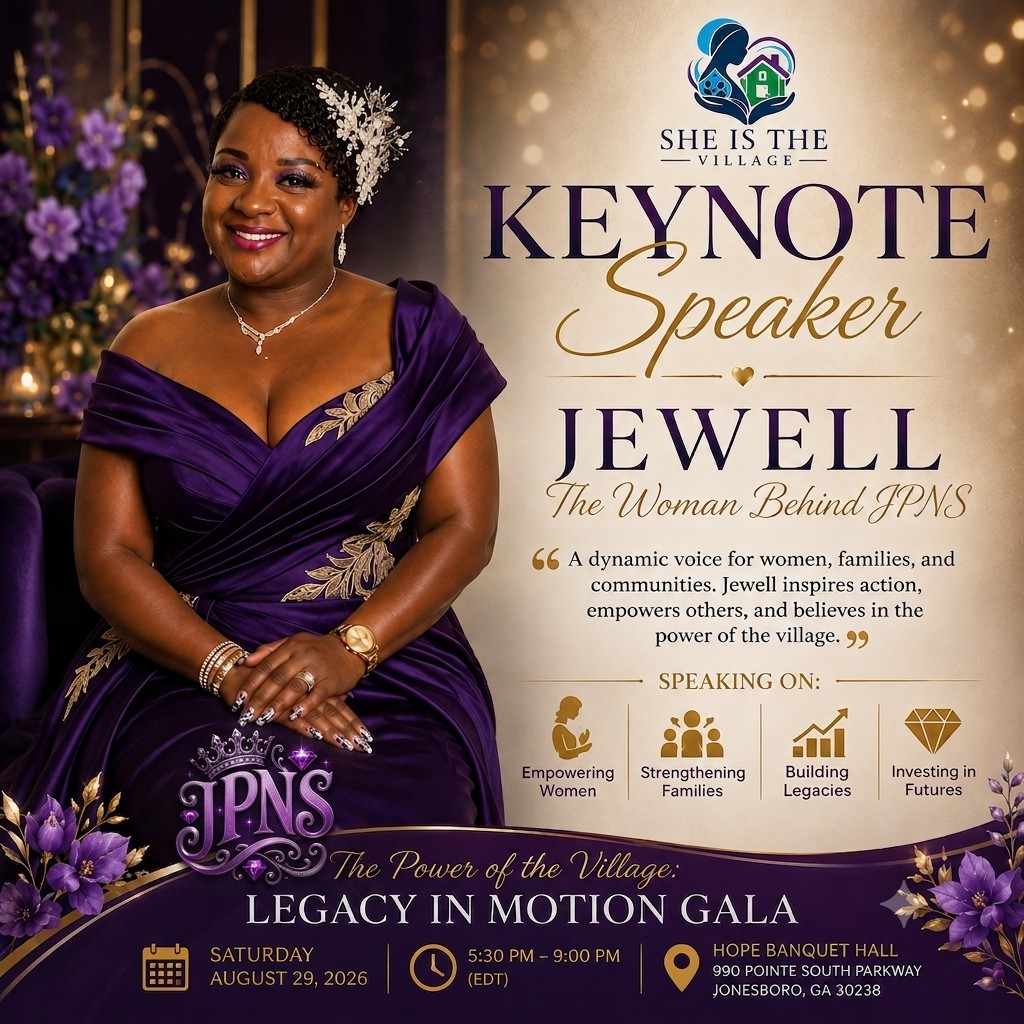 Keynote Speaker Jewell — Legacy in Motion Gala flyer